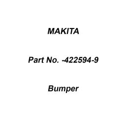 Makita Bumper Suitable for TW001G, Part No 422594-9-picture-1