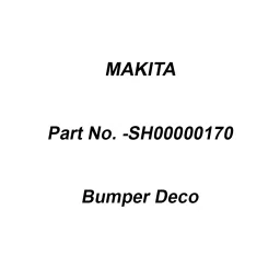 Makita Bumper Deco Suitable for DRC200, Part No SH00000170-picture-28