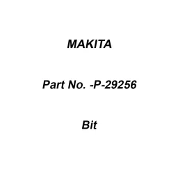 Makita Bit Size 6-110 mm, Part No P-29256-image-11