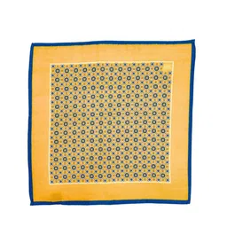 The Tie Hub Geometric Printed Woolen Pocket Square-96