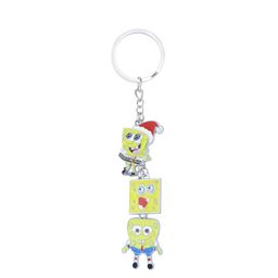 Arendelle Metal Sponge Bob Keychain-14