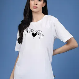 KAIDO Women Pure Cotton T-shirt-picture-15