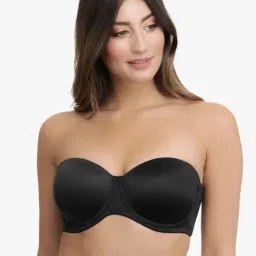 Ultimo Black Under Wired Padded Seamless Bra-picture-12