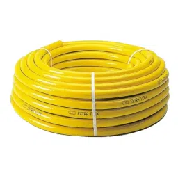 RS PRO Yellow Flexible Tubing, 12mm ID, PVC, 10 bar Max working Pressure, 50m, 3520563-2