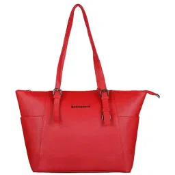 Giordano Value Line Red Solid Medium Tote Handbag-image-22