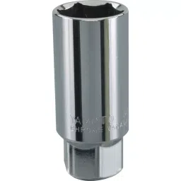 Yamoto 3/8 Inch Square Drive 6 Point Hex Spark Plug Socket Size - M10 mm-26