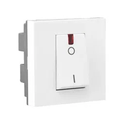 Legrand Switch with Indicator Allzy 32 Amp 1 Way 2 Module Glossy White, 6811 16 (Pack of 10 Pcs) image 2