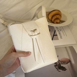 StyleCast x Revolte Women Textured Structured Shoulder Bag-10