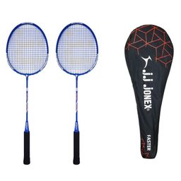 JJ Jonex Faster Strung Badminton Rackets With Full Cover Pack of 2 - Multicolour-8