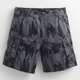 Cherry Crumble By Nitt Hyman Camouflage Printed Shorts - Dark Green-image-51
