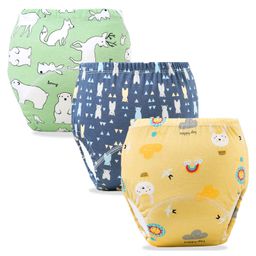 Bembika Babies Cotton Potty Training Pants Printed Design Pack 3 L Size - Multicolor-image-45