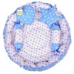 Kwitchy Baby Nest Bed Bedding Set with Pillows - Blue-picture-26