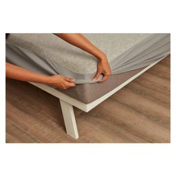 JARS Collections Terry Cotton Waterproof  Mattress Protector for Double Size Bed Fits upto 8 Inch Mattress - Grey-19