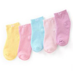 Honeyhap Premium Cotton Bamboo Ankle Length Terry Socks with Anti-Bacterial Finish Pack of 5 - Multicolor-image-13