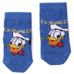 Cute Walk by Babyhug Terry Knit Ankle Length Anti Bacterial Socks Donald Duck Design - Multicolour-19