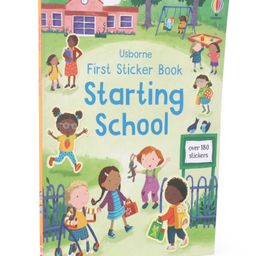 Usborne First Sticker Book Starting School - English-10