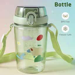 ZOE Leak Proof & Freezer Safe Sipper Water Bottle Green - 550 ml-image-98