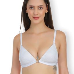 SELFCARE Pack Of 2 Net Half Coverage Lightly Padded Bra image 2