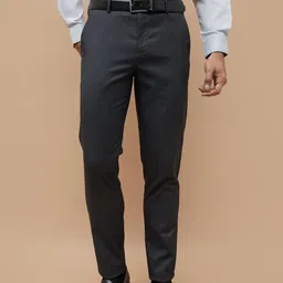 CODE by Lifestyle Men Printed Tapered Fit Trousers-image-55