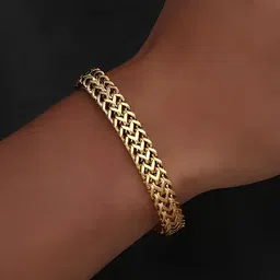 KARISHMA KREATIONS Unisex Gold-Plated Wraparound Bracelet-54