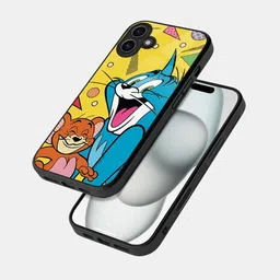 macmerise Quirky Printed iPhone 16 Plus Bumper Case Mobile Accessories-13