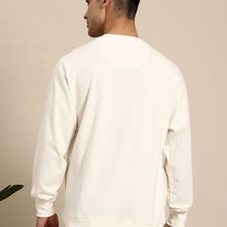 Mast & Harbour Typography Printed Sweatshirt with Insert Pockets image 2