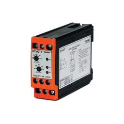 Minilec Monitoring 3 PH 3W/4W UV+OV Relay Black & Red, D1 VCT1-1-47