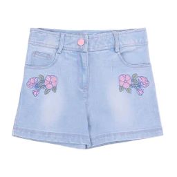 Cutecumber Blue Embroidery Shorts-image-11
