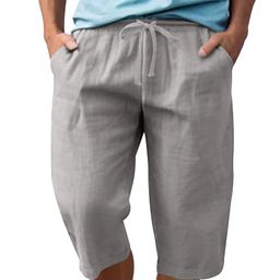 StyleCast x Revolte Men Solid Mid-Rise Regular Fit Knee Length Shorts-image-65