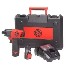 Chicago Pneumatic 6.35 mm (1/4 inch) 2000 RPM Cordless Impact Wrench with 12 V 1.5 Ah Battery, CP8818-6