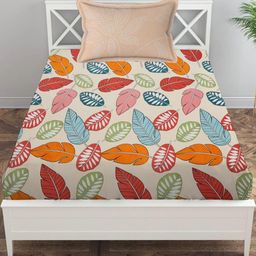 IVAZA Unisex Beige Bedsheets-image-57