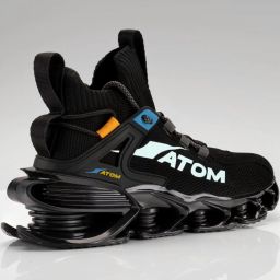 Atom Men's Spring Edge Alpha 1 Black Running Shoes image 1