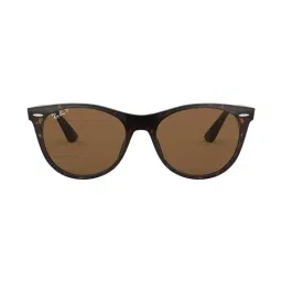 Ray-Ban 0RB2185 Dark Brown Polarized Round Sunglasses - 55 mm-15