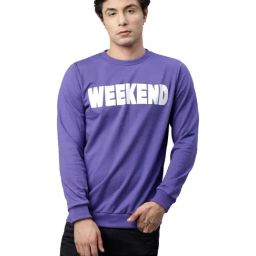 Rigo Purple Regular Fit Printed Sweatshirt-image-53
