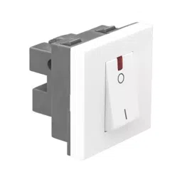 Legrand Switch with Indicator Allzy 32 Amp 1 Way 2 Module Glossy White, 6811 16 (Pack of 10 Pcs) image 3