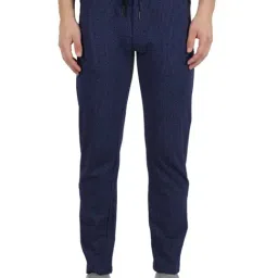 Monte Carlo Blue Regular Fit Printed Track Pants-picture-29