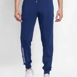 Spykar Blue Cotton Slim Fit Joggers-picture-22