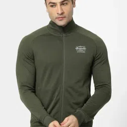 Jack & Jones Olive High Neck Sweatshirt-10