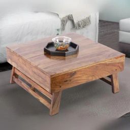 Ikiriya Bradford Brown Wood Coffee Table Teak Finish-image-48