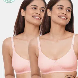 Inner Sense Pink Full Coverage Maternity Bra - Pack of 2-picture-1