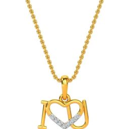Kisna Diamond & Gold Jewellery 14k Starlight Diamond Pendant-image-79