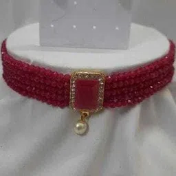 Anouk Women Pink Jewellery Set-image-39