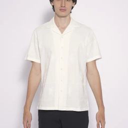 Selected Homme White Cotton Regular Fit Embroidered Shirt-image-27
