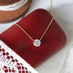 PALMONAS 18k Gold-Plated Cubic Zirconia Studded Stainless Steel Chain-15