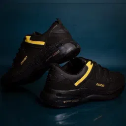 Asian Men's Black Running Shoes-picture-46