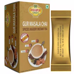 Dhampur Green 140g Instant Gur Masala Chai (Spiced Jaggery Tea) SP 06 Each of 140g-image-74