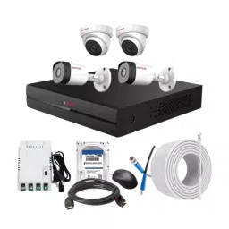 CP PLUS CCTV Combo Kit 2.4 MP Full HD Audio Indoor & Outdoor with 4 Channel DVR 2 Dome, 2 Bullet Camera, 4 Channel SMPS, 70 m Cable 2 TB HDD & Connectors-image-99