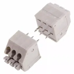 RS PRO 3 Pin PCB Terminal Block 3.5 mm Pitch Screw Termination, 8745451-39