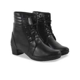 Shoetopia Women Block-Heeled Lace-Ups Boots-52