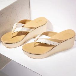 Inc.5 Women's Beige Thong Wedges-image-69